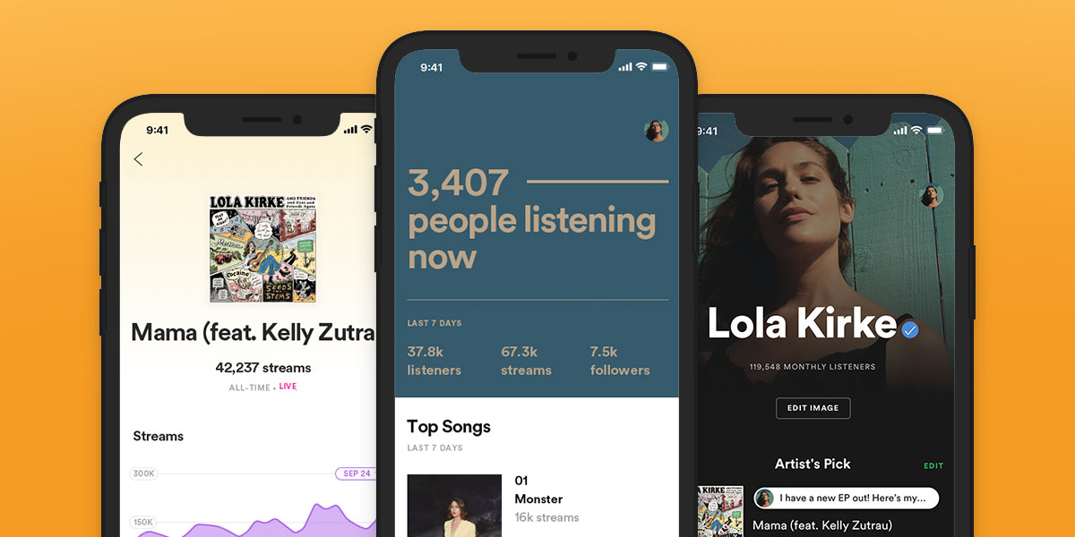 Spotify for Artists Blog Post Header Graphic
