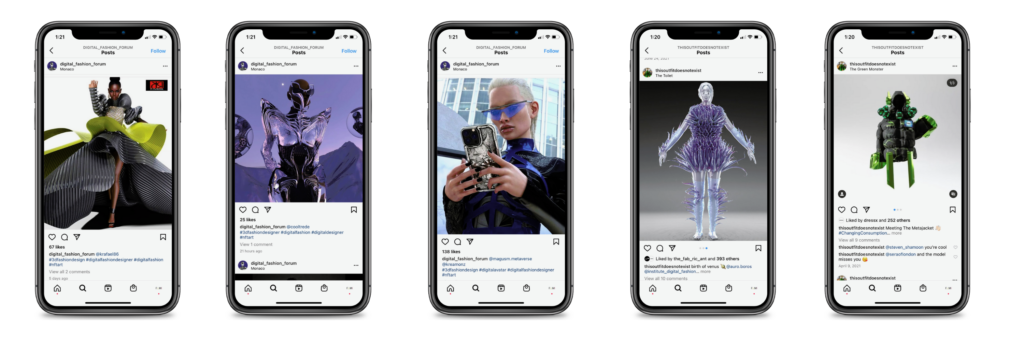 Digital fashion examples