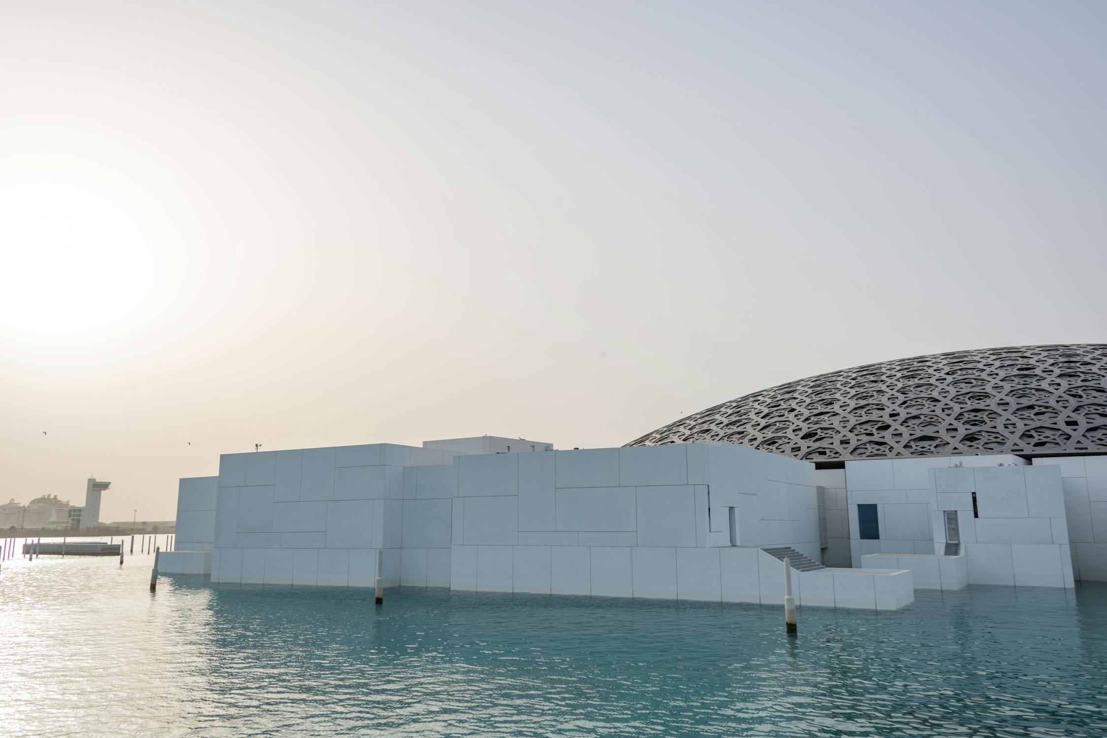 The Louvre Abu Dhabi in United Arab Emirates